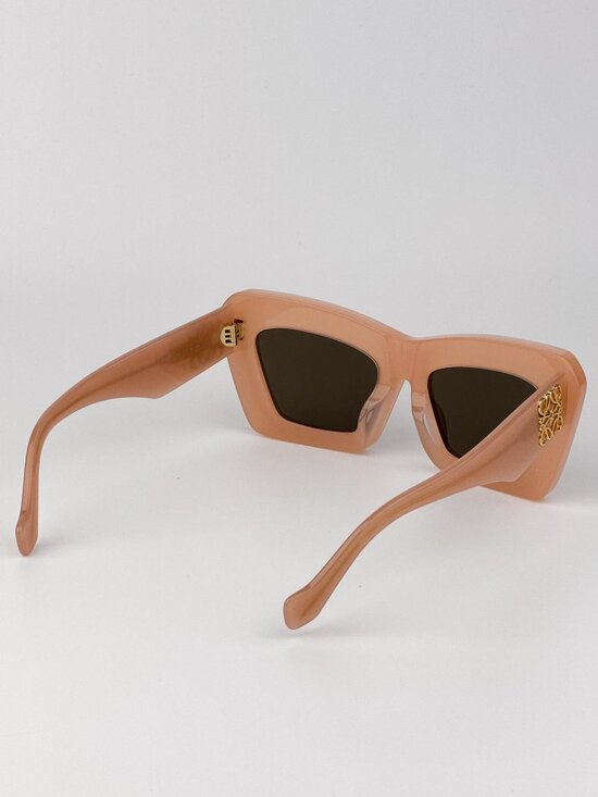Loewe Women Sunglasses – Nude Pink/Brown Cat Eye Frame (LW40145F 72E) main image 6